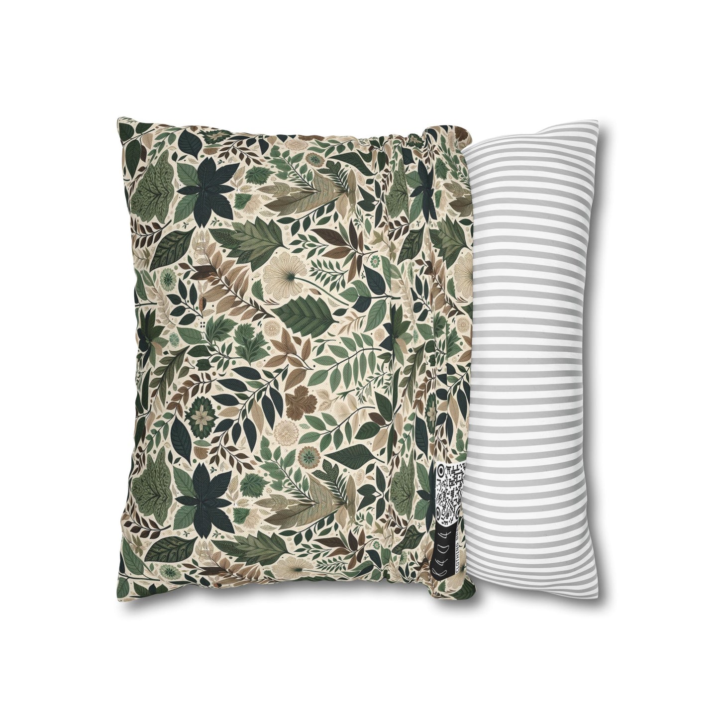 Streetwear Sustainability Environmentally Conscious Streetwear with a Natural Aesthetic Spun Polyester Square Pillowcase - 8404 Design-57