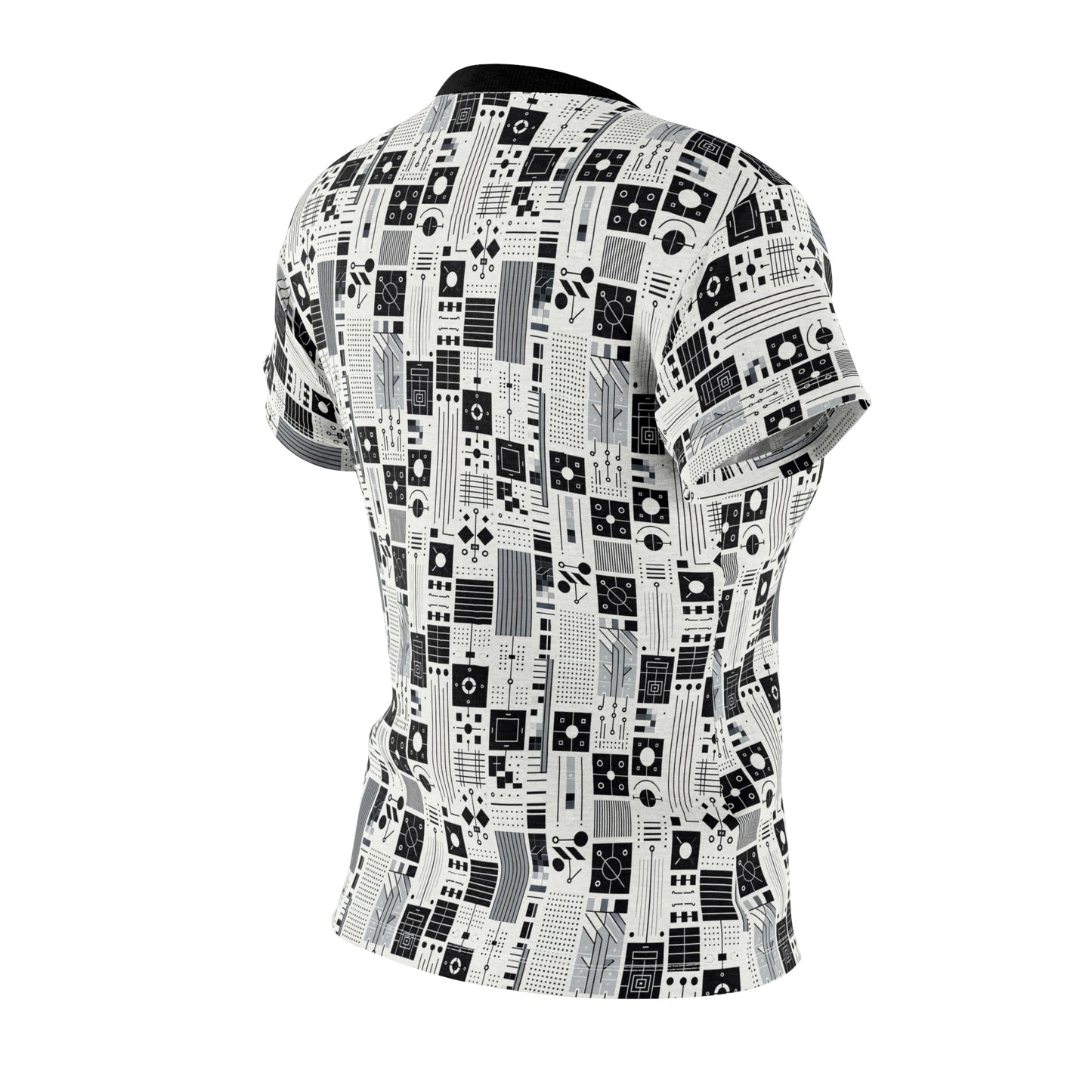 Digital Minimalism Minimalist Tech Women's Cut & Sew Tee - 8404 Design-54