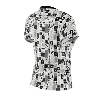Digital Minimalism Minimalist Tech Women's Cut & Sew Tee - 8404 Design-54