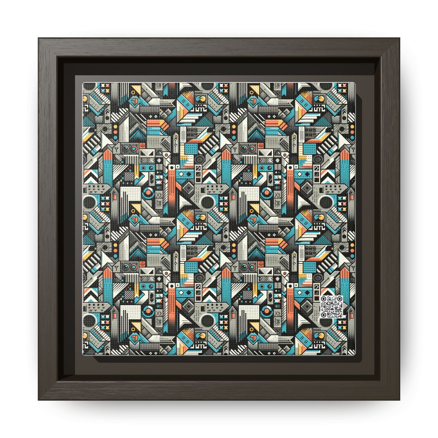 Digital Street Art Urban Street Style Matte Canvas, Framed (multi-color) - 8404 Design-81 B