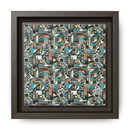 Digital Street Art Urban Street Style Matte Canvas, Framed (multi-color) - 8404 Design-81 B