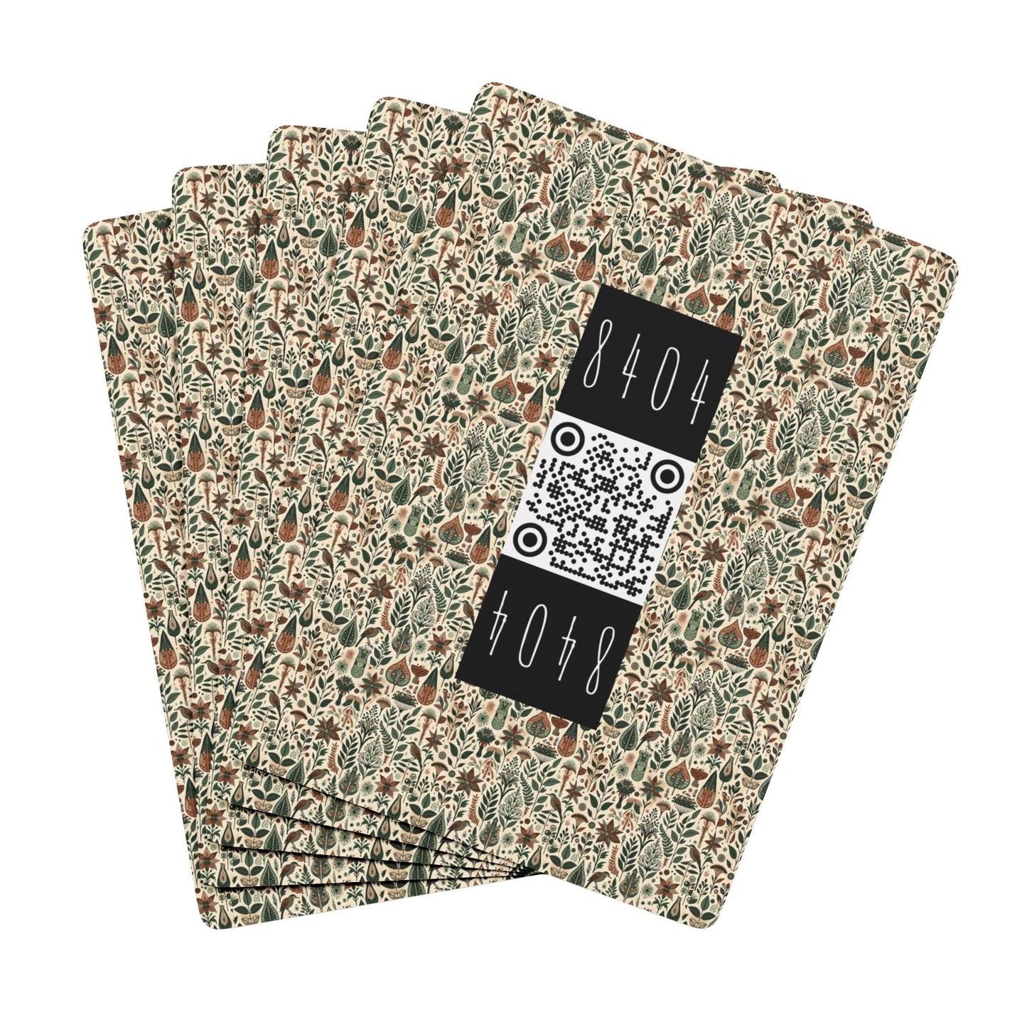Urban Jungle Nature Meets Streetwear Poker Playing Cards - 8404 Design-45 S