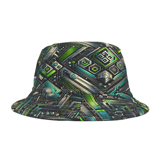 Tech-Infused Streetwear Tech-Forward Minimalism With Bold Digital Prints Bucket Hat - 8404 Design-52
