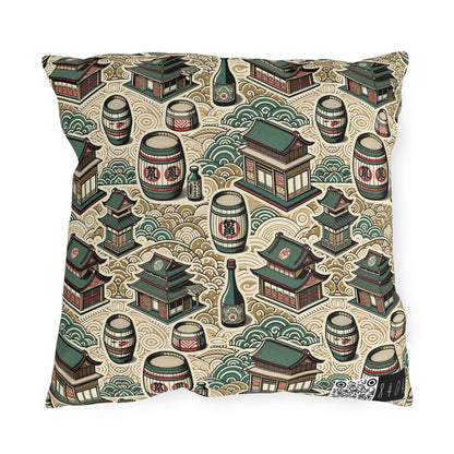 Cultural Artisanal Fusion Contemporary Cultural Elegance Outdoor Pillow - 8404 Design-68