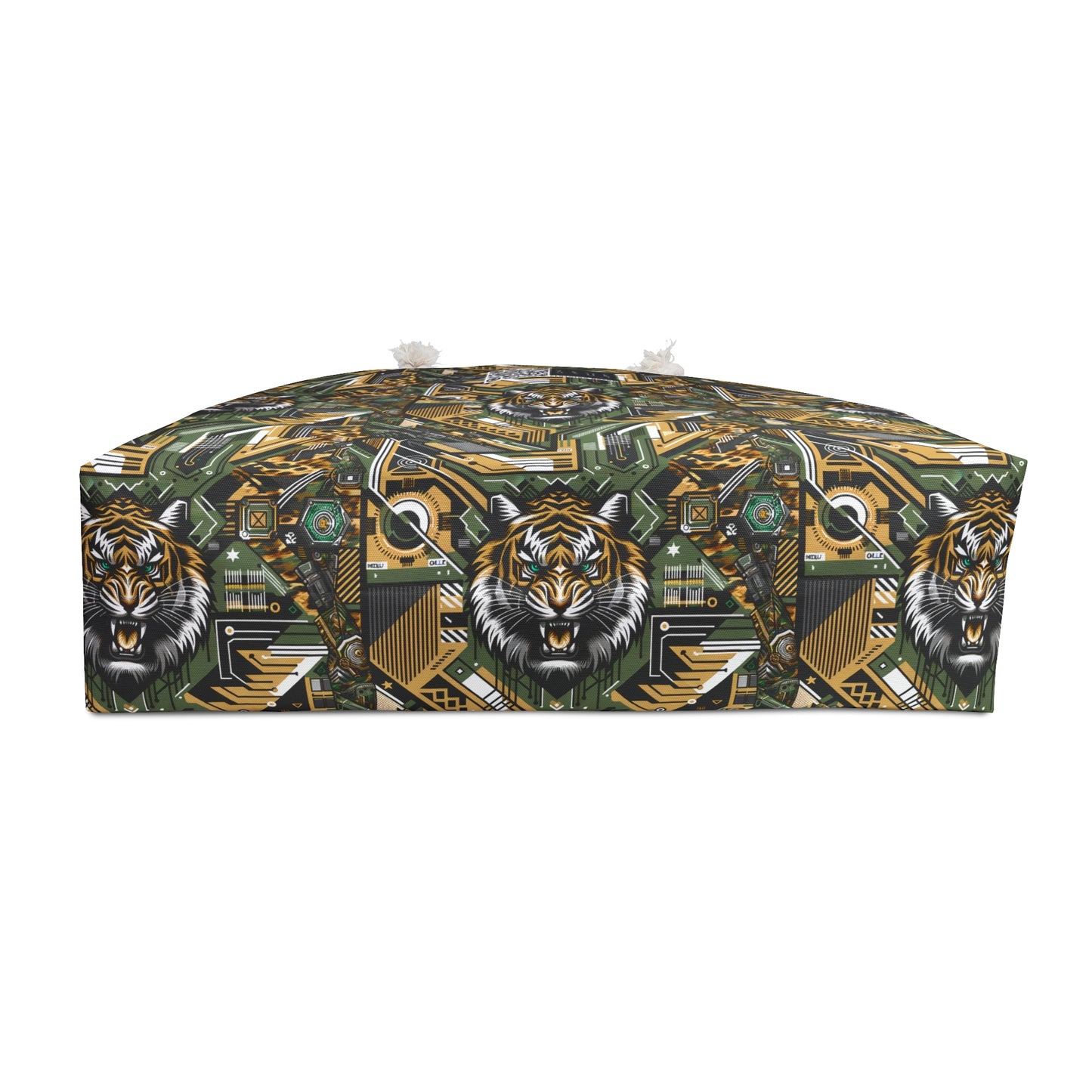 Neo-Camo Fusion Tech-Forward Streetwear Weekender Bag - 8404 Design-58