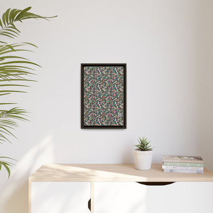 Digital Street Art Urban Street Style Matte Canvas, Framed (multi-color) - 8404 Design-74 B