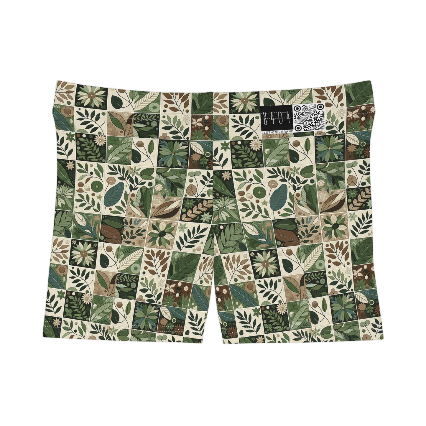 Streetwear Sustainability Environmentally Conscious Streetwear with a Natural Aesthetic Women's Shorts - 8404 Design-57
