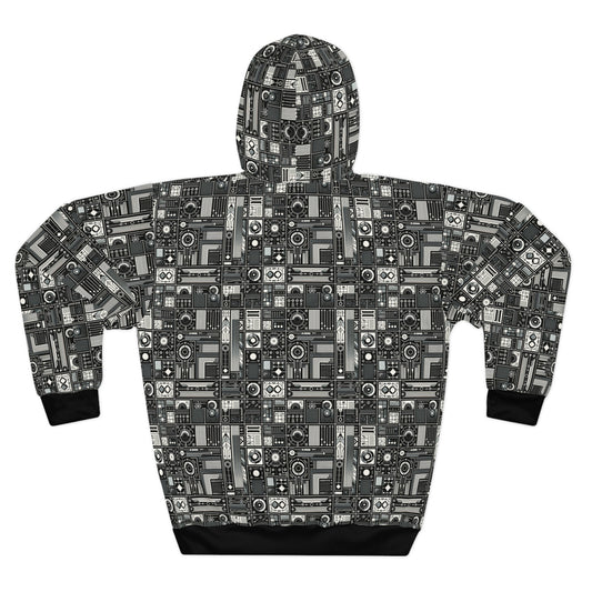 Digital Minimalism Minimalist Tech Pullover Hoodie - 8404 Design-62