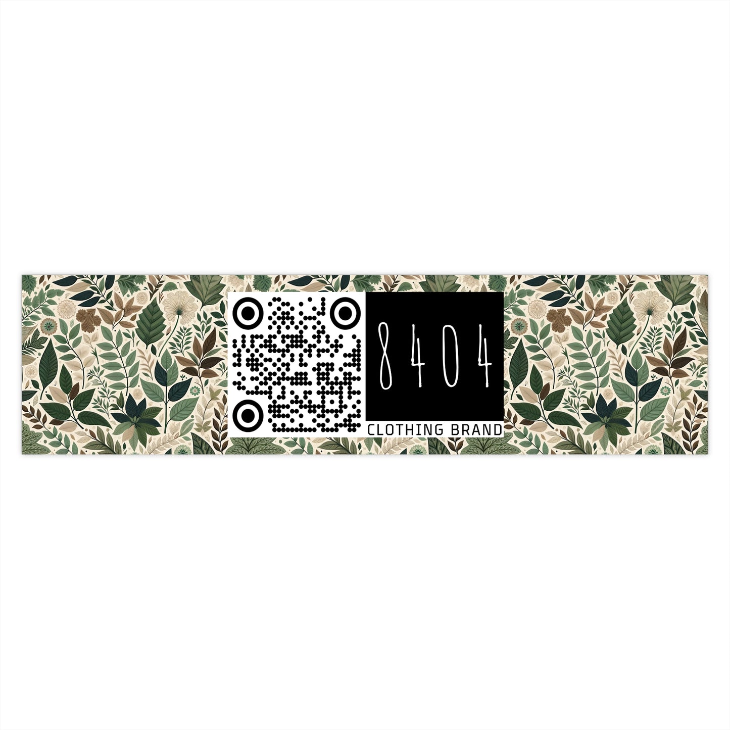 Streetwear Sustainability Environmentally Conscious Streetwear with a Natural Aesthetic Bumper Sticker - 8404 Design-57
