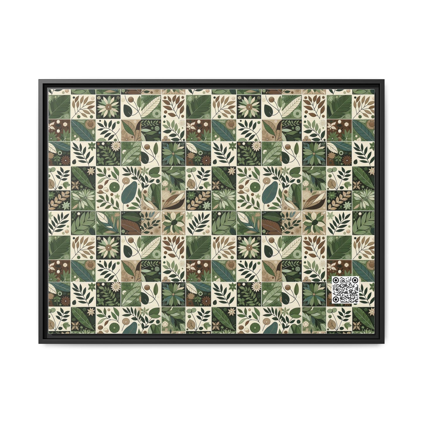 Streetwear Sustainability Environmentally Conscious Streetwear with a Natural Aesthetic Matte Canvas, Framed (multi-color) - 8404 Design-57 A