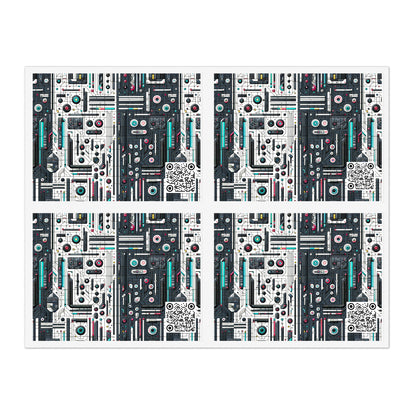 Tech Utility Gear Tech-Forward Minimalism Sticker Sheets - 8404 Design-49