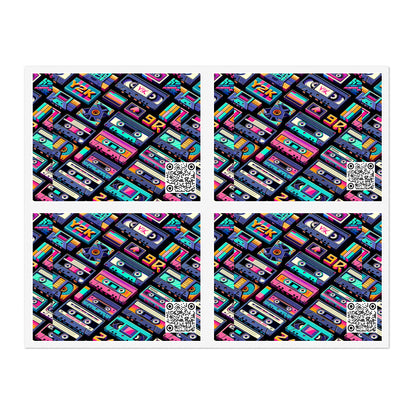 Digital Nostalgia Tech-Inspired Retro Fusion Sticker Sheets - 8404 Design-50