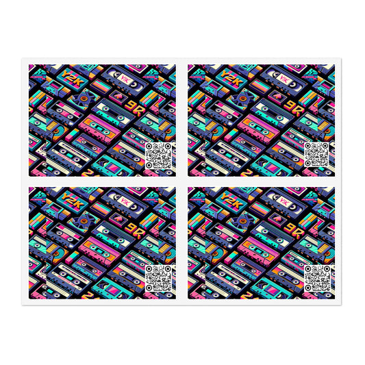 Digital Nostalgia Tech-Inspired Retro Fusion Sticker Sheets - 8404 Design-50