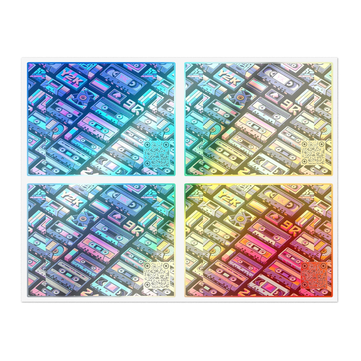 Digital Nostalgia Tech-Inspired Retro Fusion Sticker Sheets - 8404 Design-50