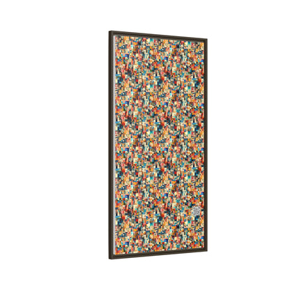 Digital Artistic Expression Artistic Streetwear Matte Canvas, Framed (multi-Color) - 8404 Design-46 B