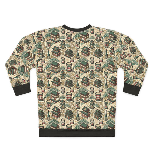 Cultural Artisanal Fusion Contemporary Cultural Elegance Sweatshirt - 8404 Design-68