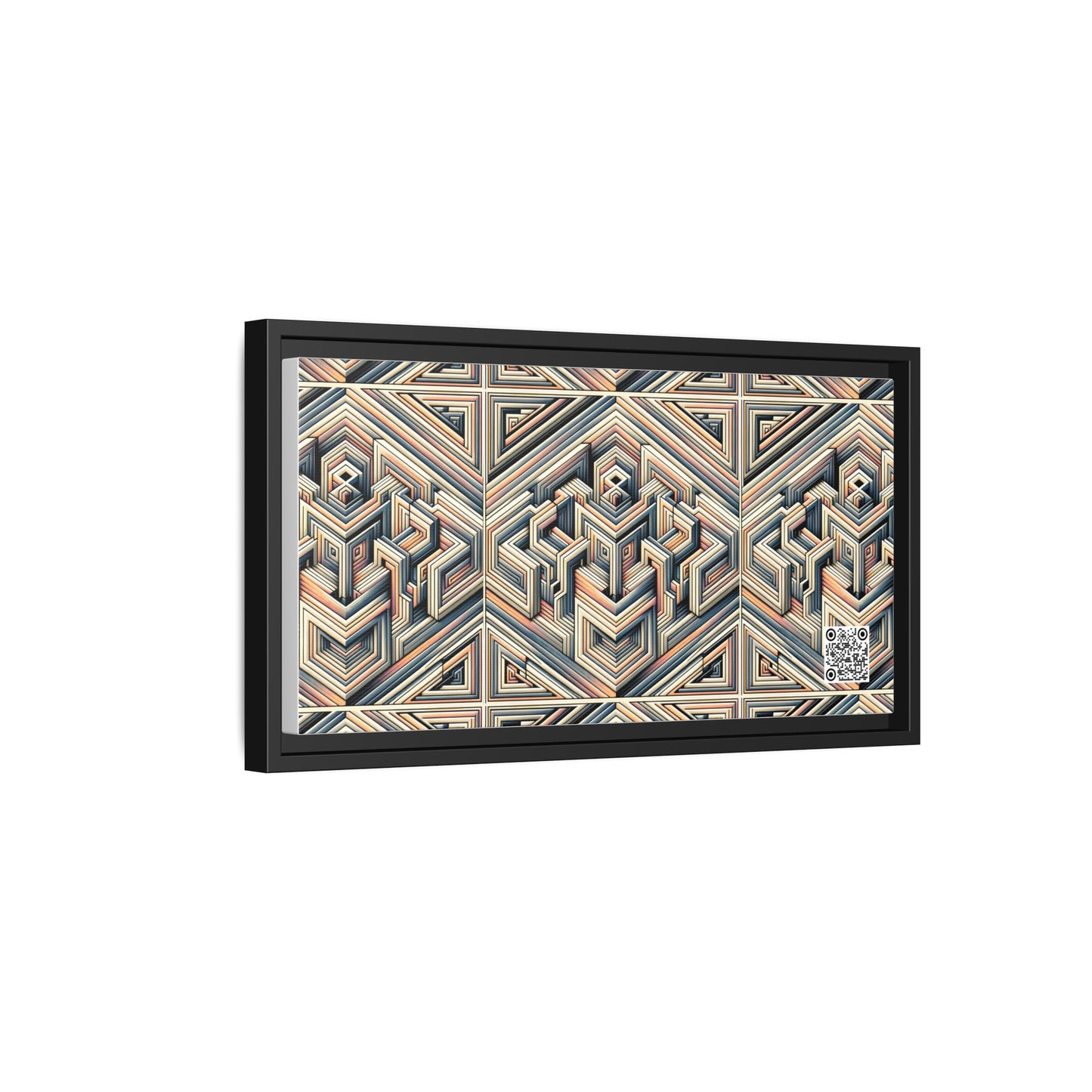 Tech Illusion Graphics Futuristic Artistry Matte Canvas, Framed (multi-color) - 8404 Design-52 B