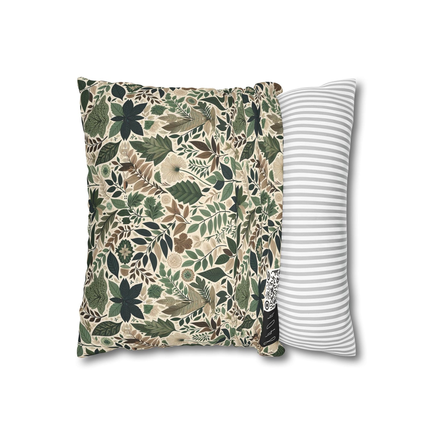 Streetwear Sustainability Environmentally Conscious Streetwear with a Natural Aesthetic Faux Suede Square Pillowcase - 8404 Design-57