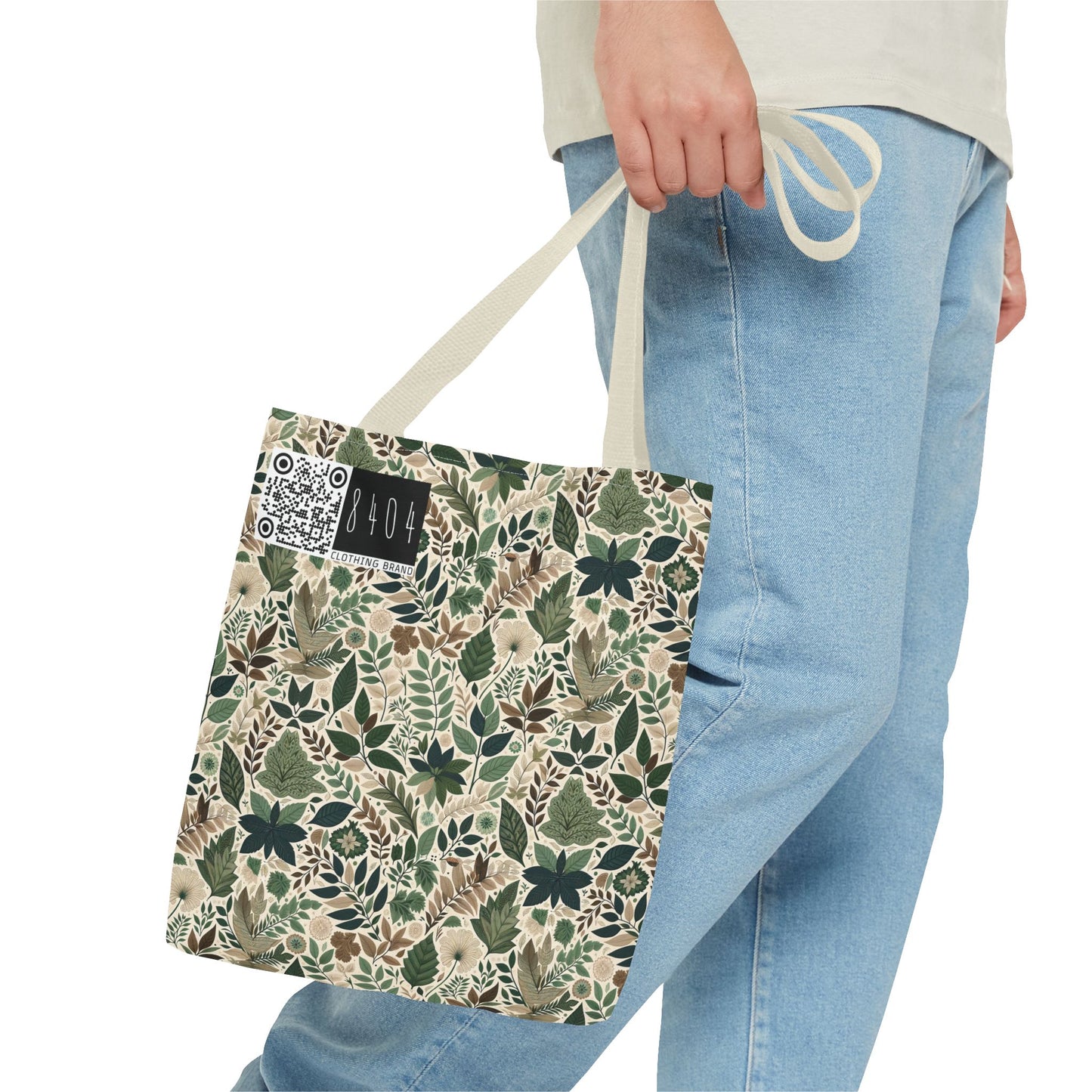 Streetwear Sustainability Environmentally Conscious Streetwear with a Natural Aesthetic Tote Bag - 8404 Design-57