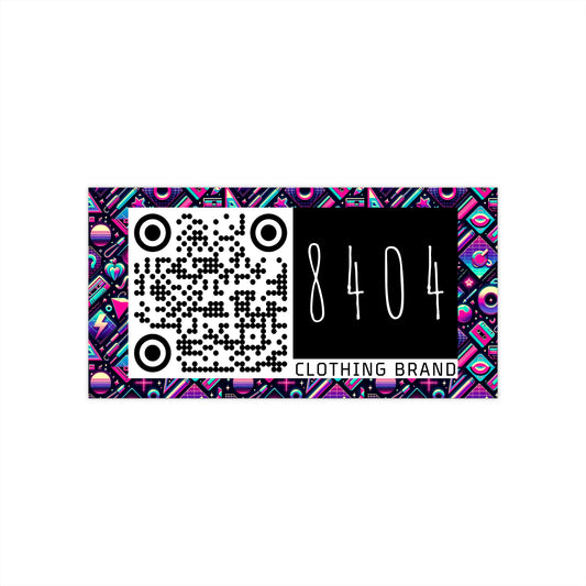 Neon Retro Revival Retro Futurism Bumper Sticker - 8404 Design-61