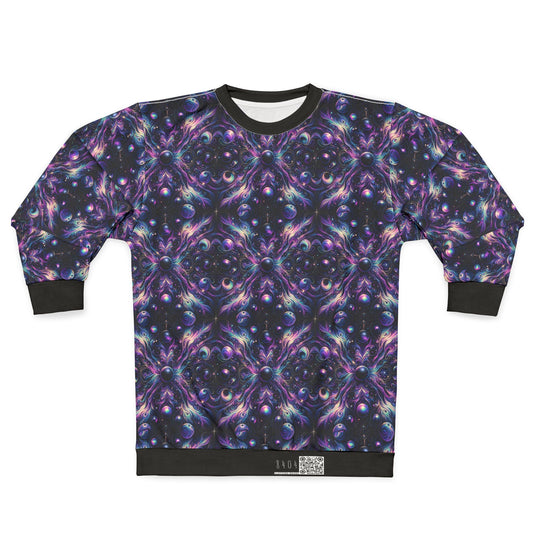 Galactic Hues Tech-Forward Cosmic Fusion Sweatshirt - 8404 Design-41
