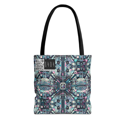 Digital Renaissance Tech-Forward Maximalism Tote Bag - 8404 Design-44
