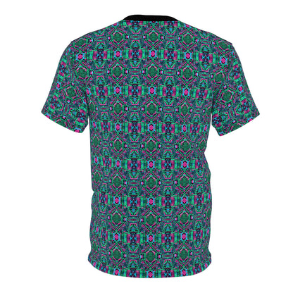 Digital Glitch Vibes Tech-Inspired Streetwear Unisex Cut & Sew Tee - 8404 Design-71