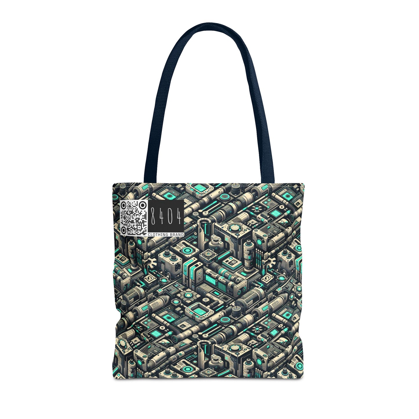 Tech Utility Fusion Modern Tech Streetwear Tote Bag - 8404 Design-49
