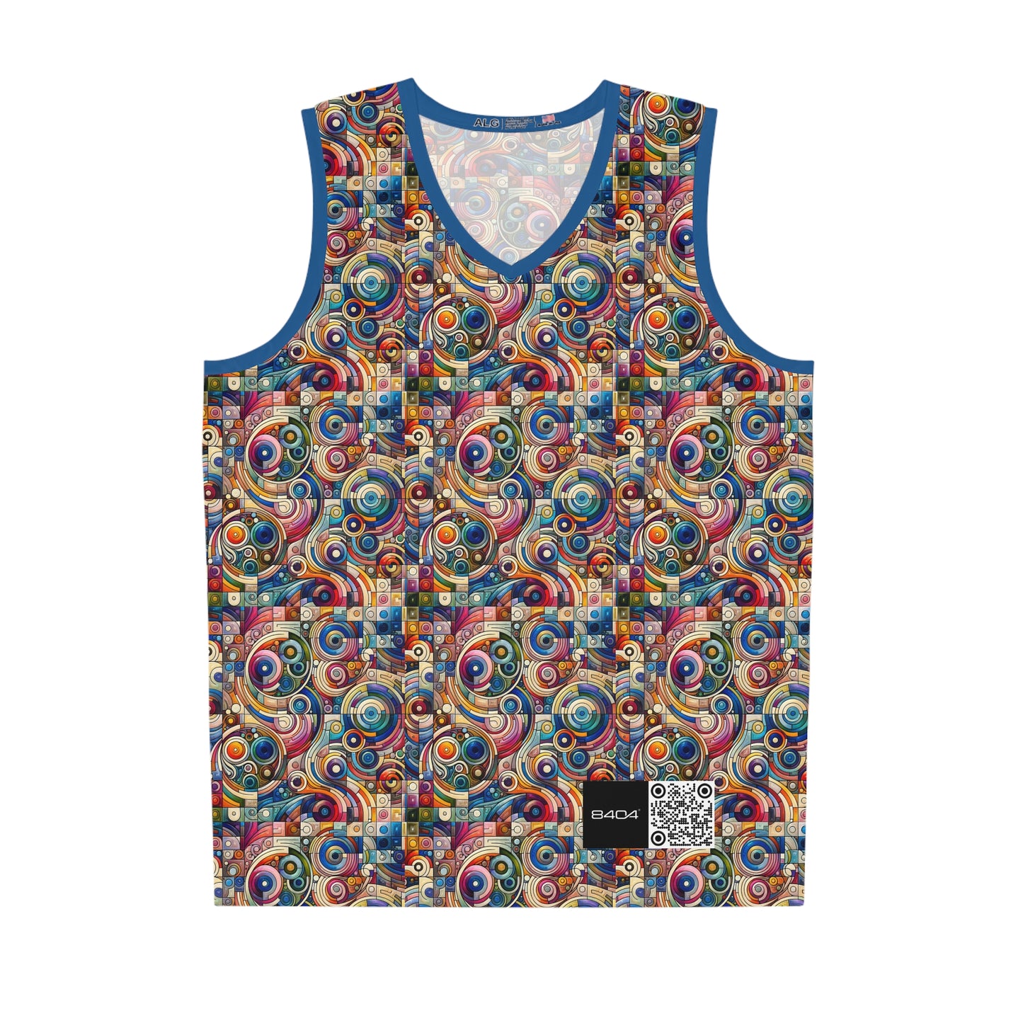 Digital Artistic Expression Artistic Streetwear Basketball Jersey - 8404 Design-49