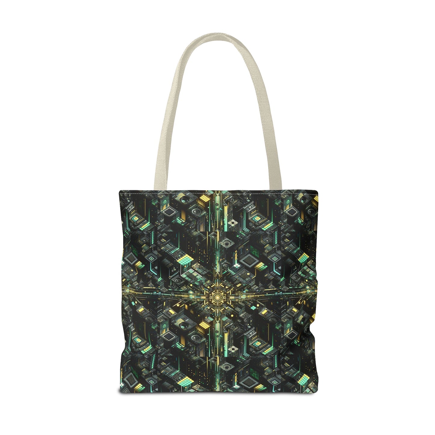 Tech Noir Graphics Tech-Inspired Streetwear Tote Bag - 8404 Design-66