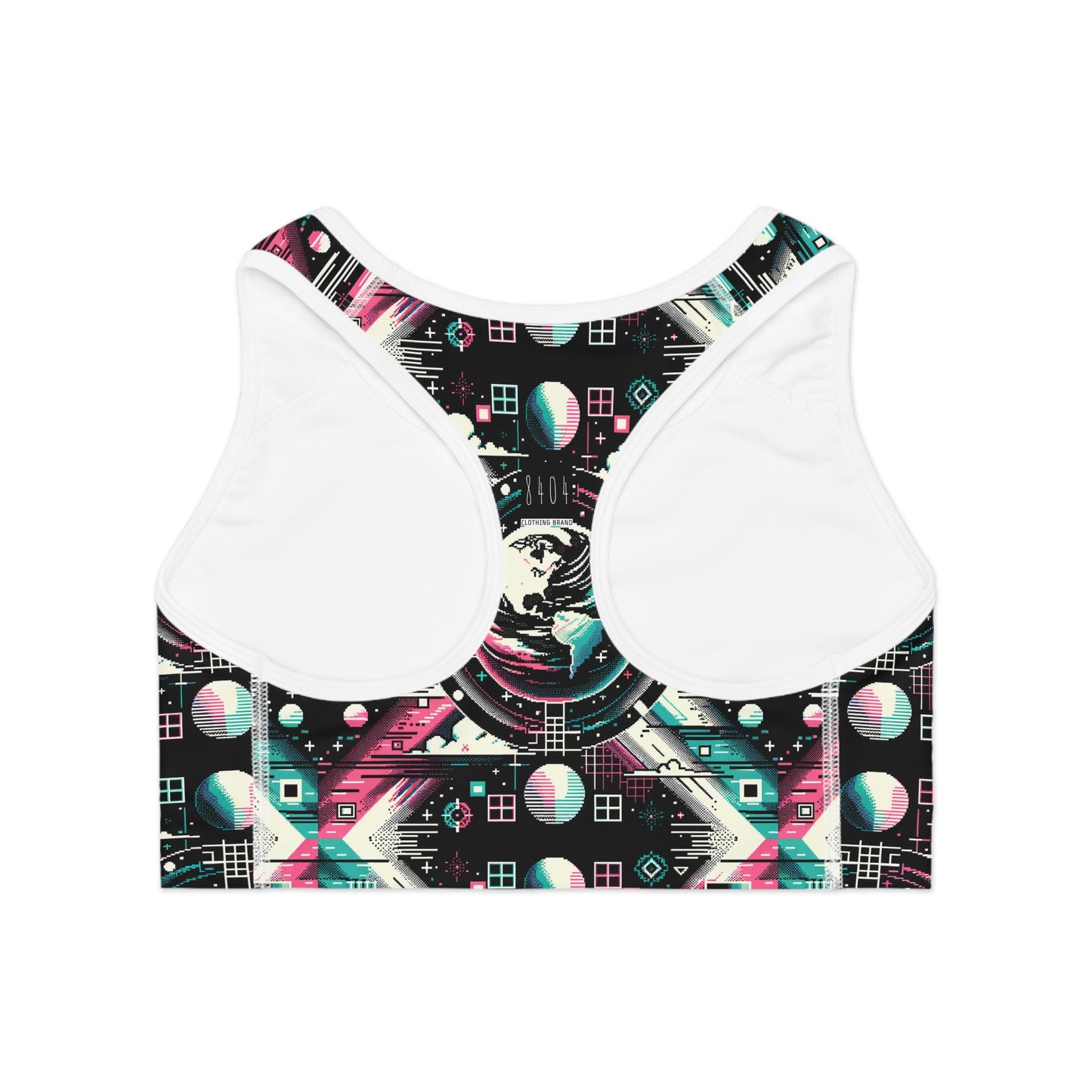 Digital Artistry Digital-native Streetwear Sports Bra - 8404 Design-62