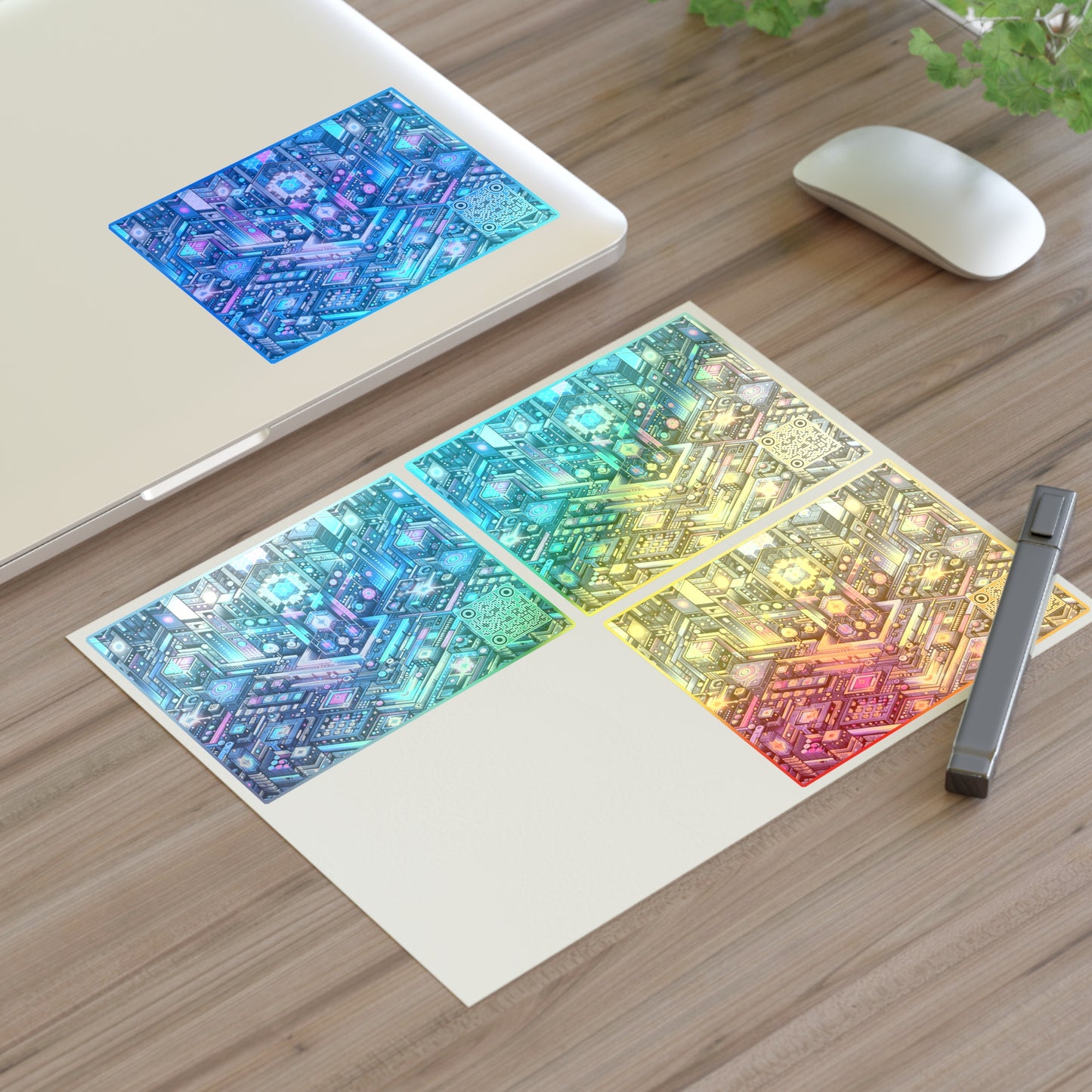Digital Renaissance Tech-Forward Maximalism Sticker Sheets - 8404 Design-50