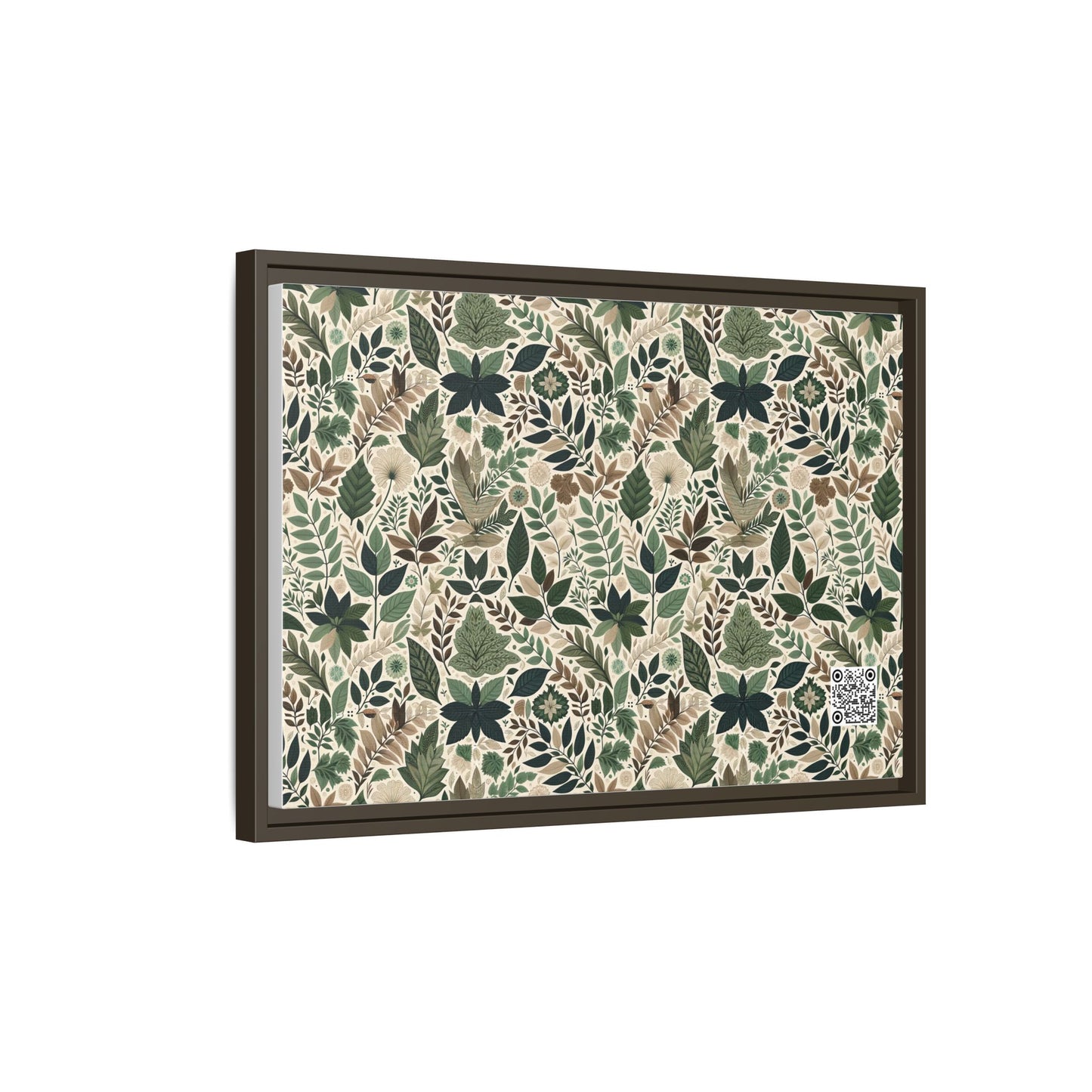 Streetwear Sustainability Environmentally Conscious Streetwear with a Natural Aesthetic Matte Canvas, Framed (multi-color) - 8404 Design-57 B