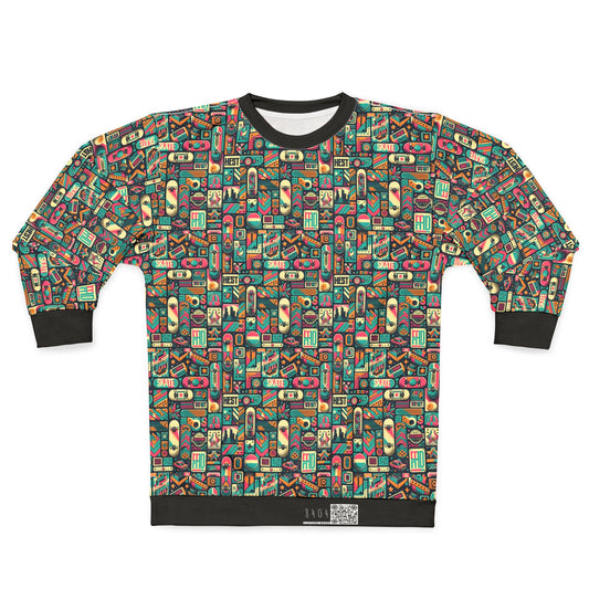 Skate Culture Revival Urban Retro Cool Sweatshirt - 8404 Design-61