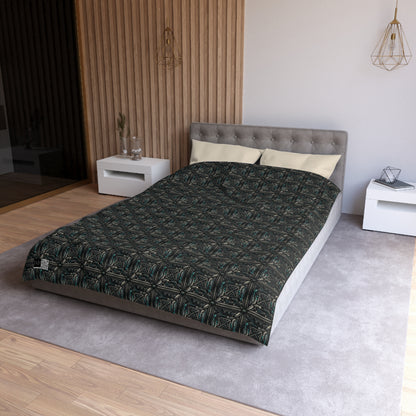 Tech Noir Futuristic Tech Aesthetic with a Dark Twist Microfiber Duvet Cover - 8404 Design-59