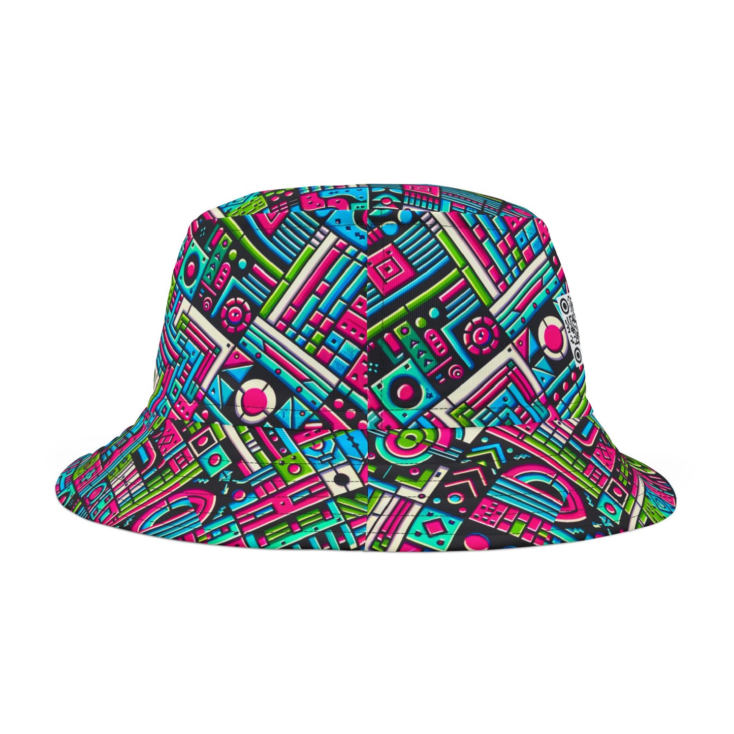 Neon Street Pop Vibrant and Eye-catching Bucket Hat - 8404 Design-62