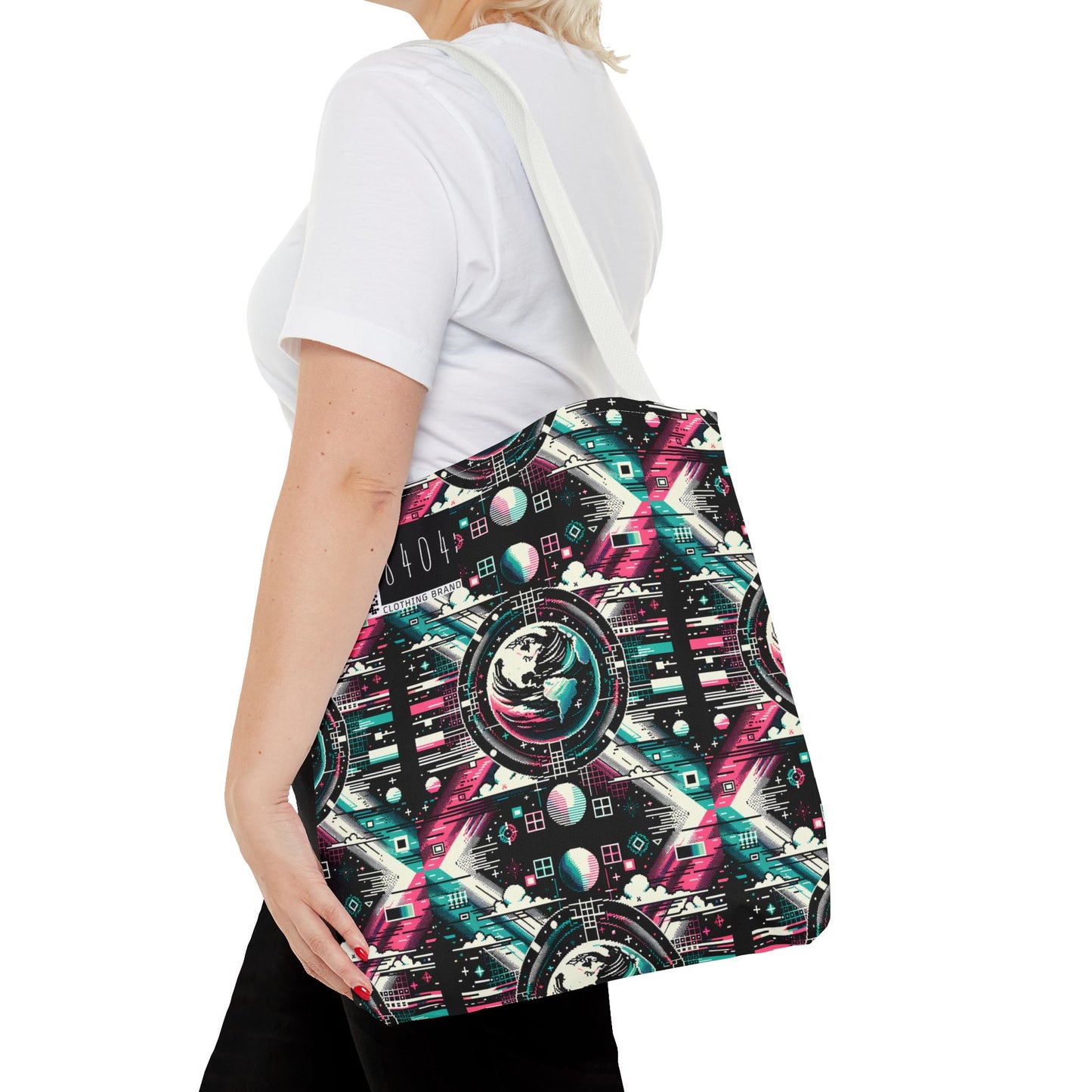 Digital Artistry Digital-native Streetwear Tote Bag - 8404 Design-62