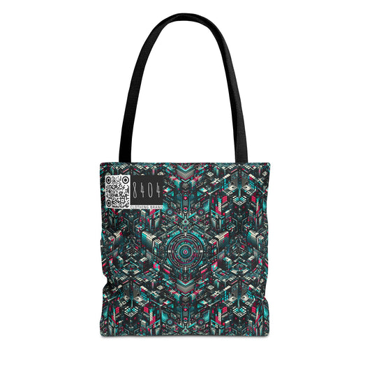 Digital Rebellion Tech-Inspired Streetwear Tote Bag - 8404 Design-54