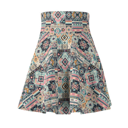 Digital Artisanal Fusion Digital Artisanal Women's Skater Skirt - 8404 Design-55