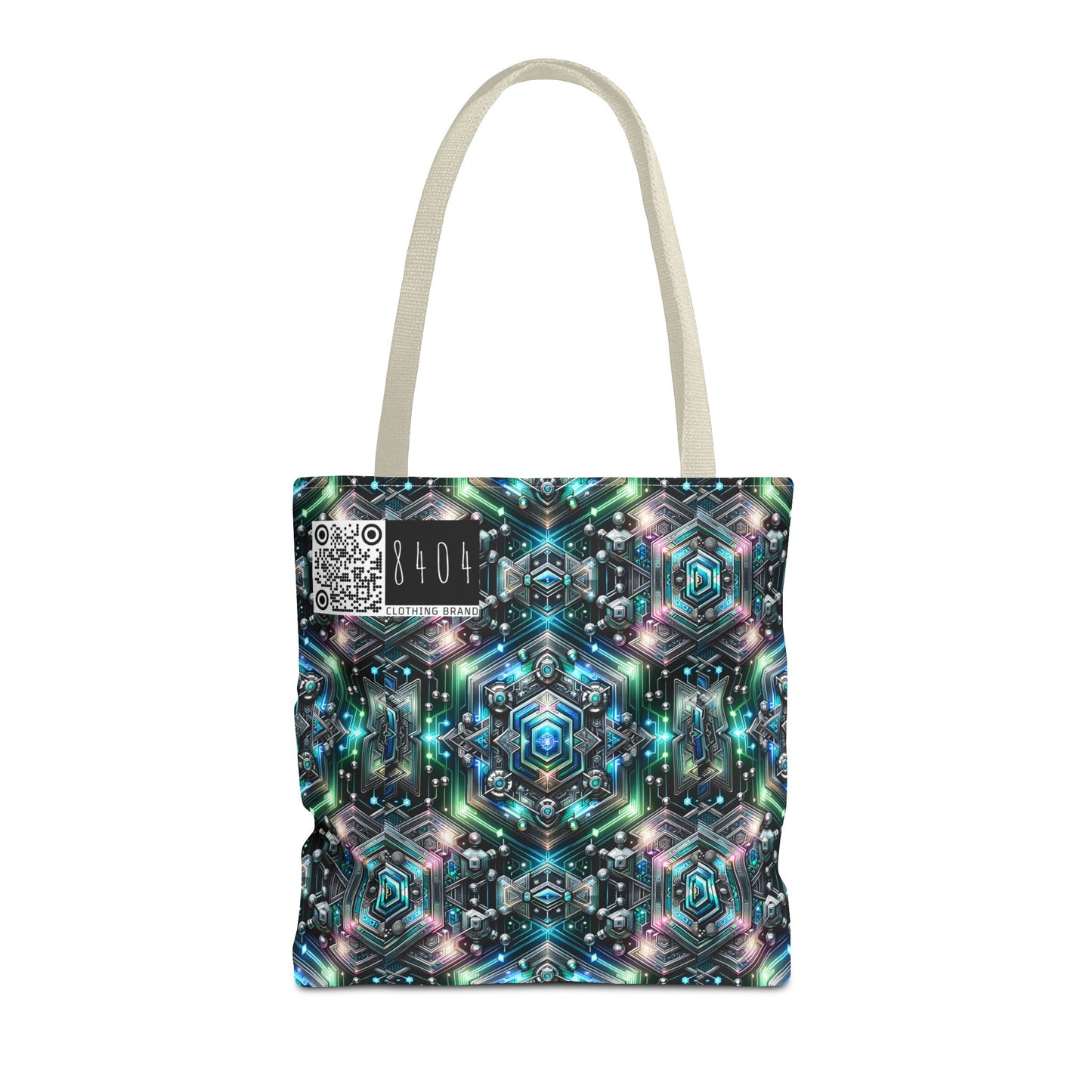 Tech-Infused Futurism Futuristic Tech Tote Bag - 8404 Design-63