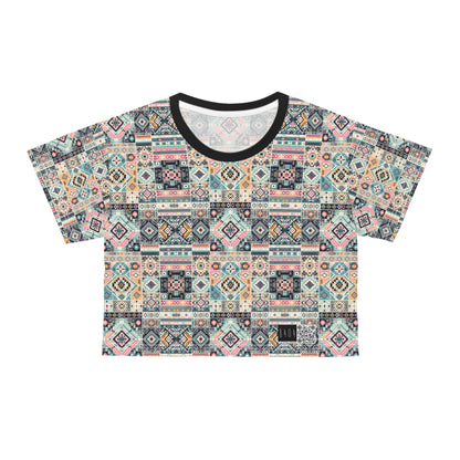Digital Artisanal Fusion Digital Artisanal Crop Tee - 8404 Design-55