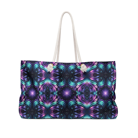 Iridescent Dream Futuristic Tech Weekender Bag - 8404 Design-60