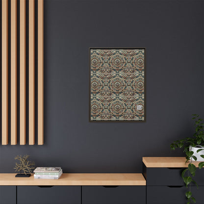 Urban Renaissance Historical Fusion With Street Edge Matte Canvas, Framed (multi-Color) - 8404 Design-57 A