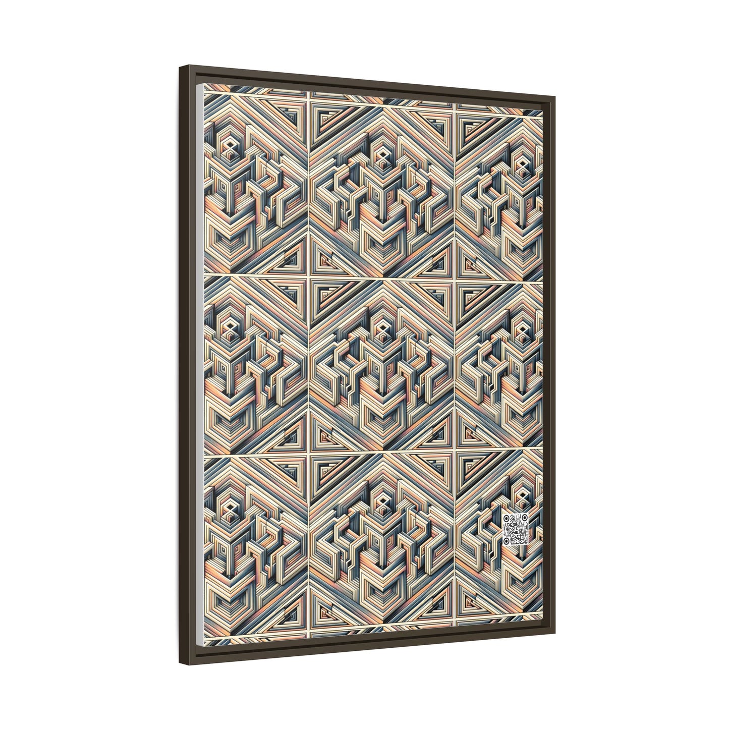 Tech Illusion Graphics Futuristic Artistry Matte Canvas, Framed (multi-color) - 8404 Design-52 A