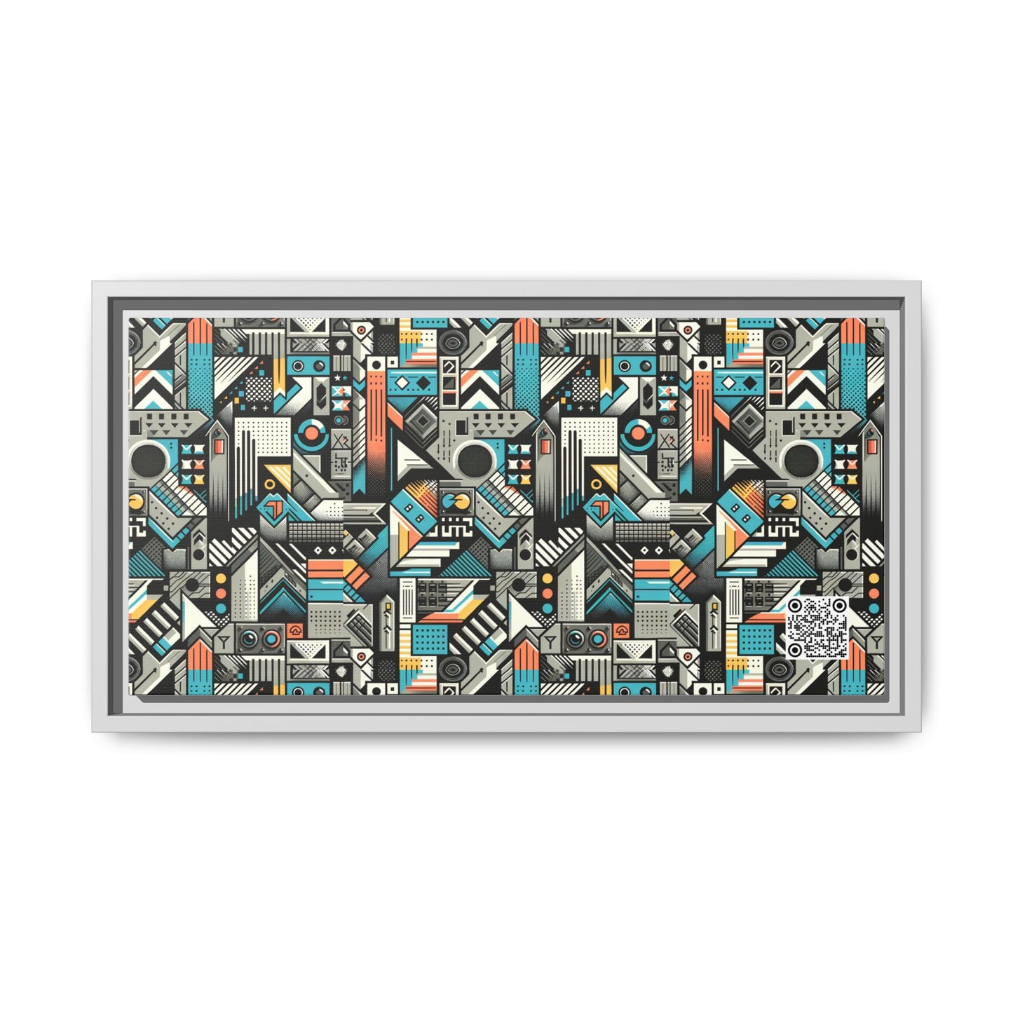 Digital Street Art Urban Street Style Matte Canvas, Framed (multi-color) - 8404 Design-81 B