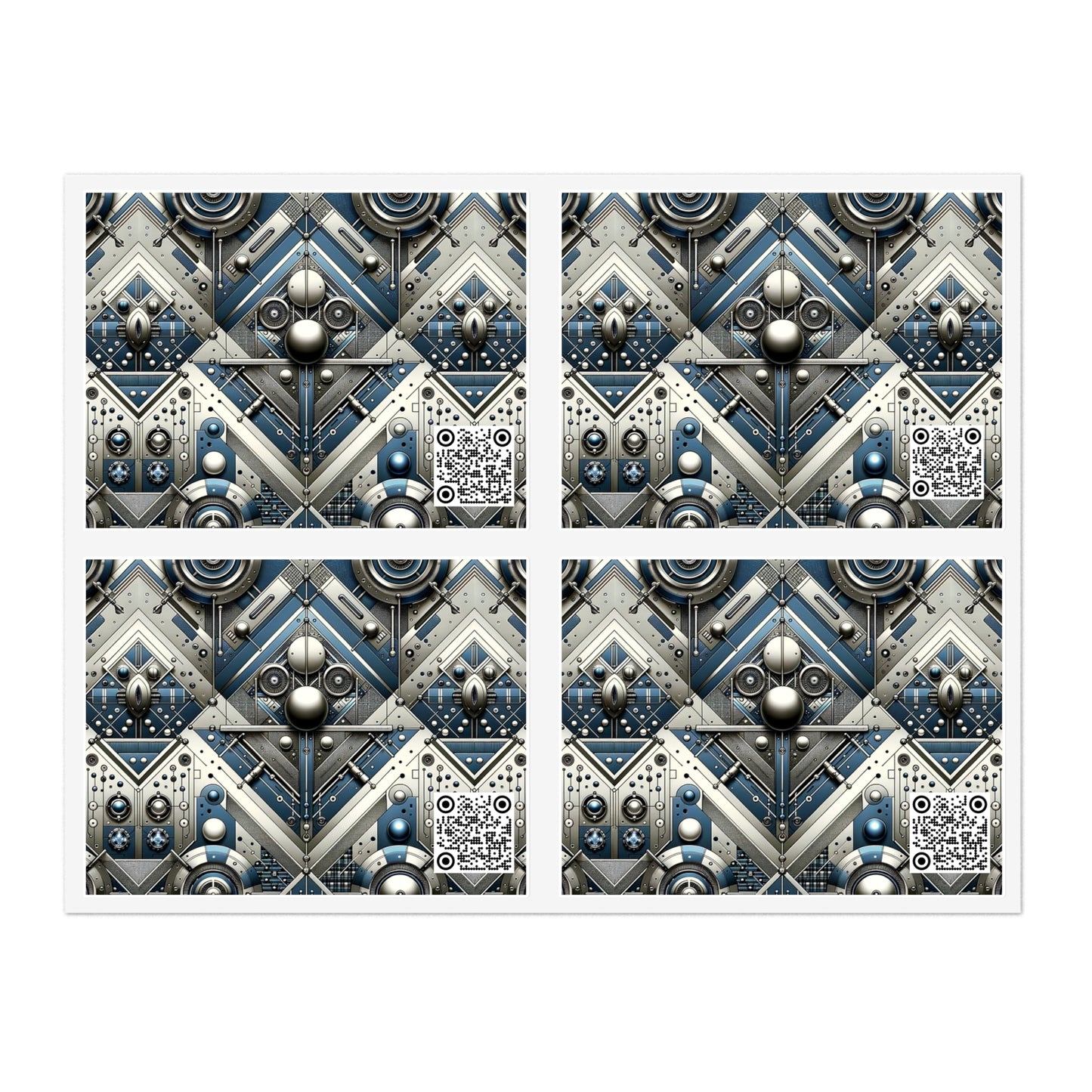 Tech Utility Fusion Tech-Forward Utility With a Futuristic Edge Sticker Sheets - 8404 Design-63