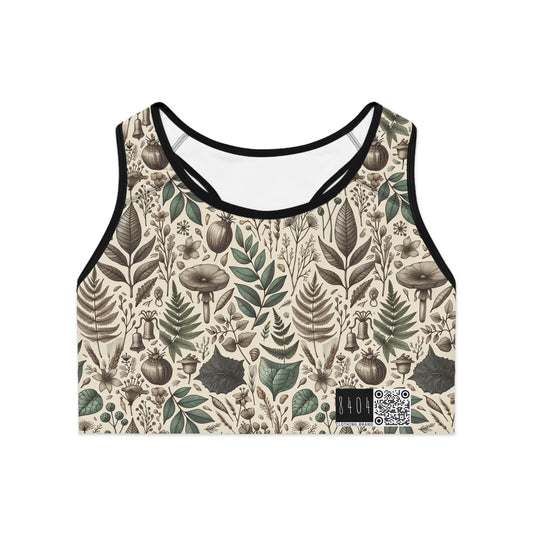 Sustainable Streetwear Modern Eco-Conscious Sports Bra - 8404 Design-57