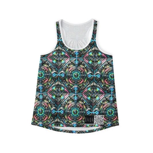 Tech-Infused Futurism Futuristic Tech Women's Tank Top - 8404 Design-53