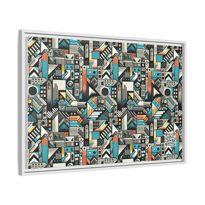 Digital Street Art Urban Street Style Matte Canvas, Framed (multi-color) - 8404 Design-81 A