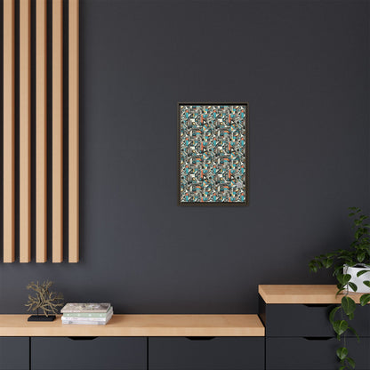 Digital Street Art Urban Street Style Matte Canvas, Framed (multi-color) - 8404 Design-81 B